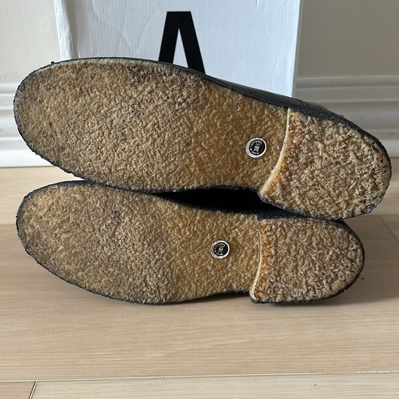 Danish Brand Angulus “Laktan” side zip lace up combat boots EU 38.5 / US 8 - Picture 6 of 6